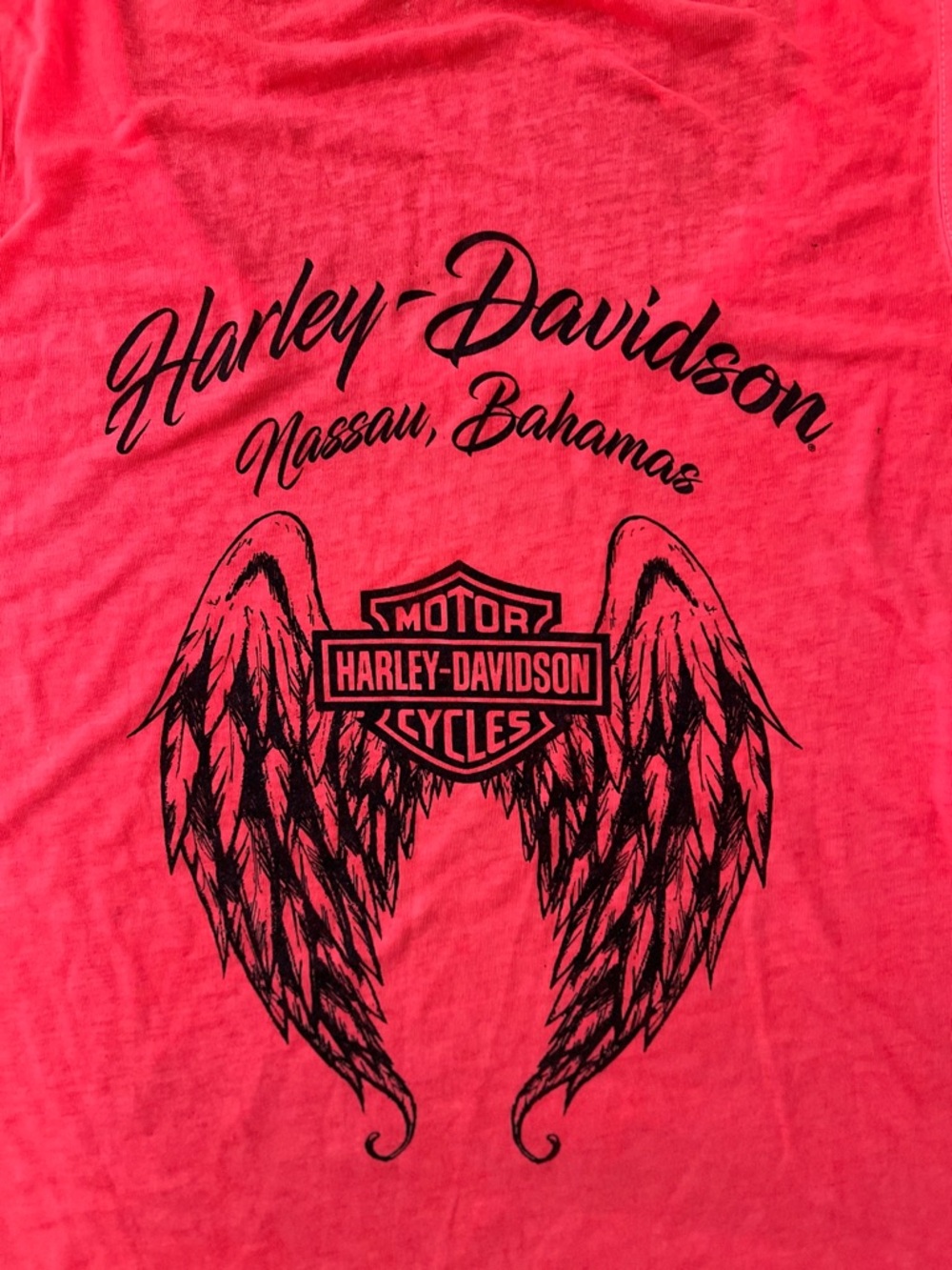 HARLEY DAVIDSON Nassau Bahamas Skull Graphic Tank Top - Picture 5 of 9